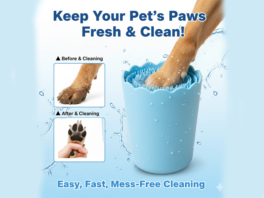 Cat and Portable Dog Paw Cleaner Cup
