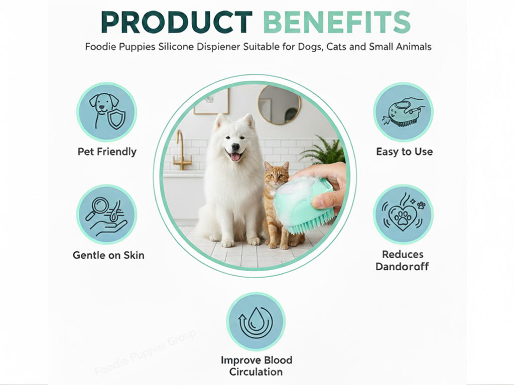 Cat and Dog Bath Brush Body Scrubber