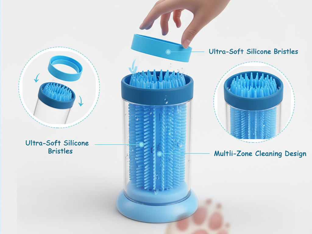 Cat and Portable Dog Paw Cleaner Cup